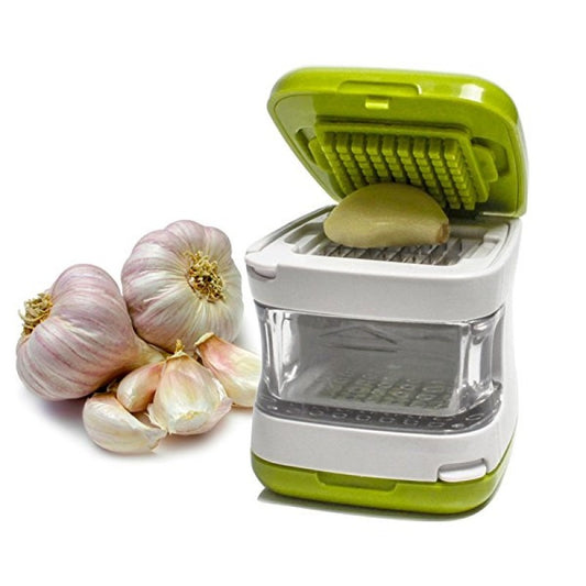 saimji™Garlic Press With 2 Stainless Steel Blades